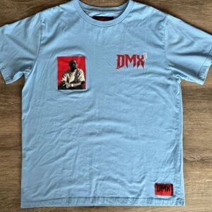 Rare DMX SHOW PALACE EXODUS 1:7 TEE T SHIRT Mens L Blue Graphic T-Shirt